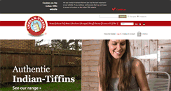 Desktop Screenshot of indian-tiffin.com